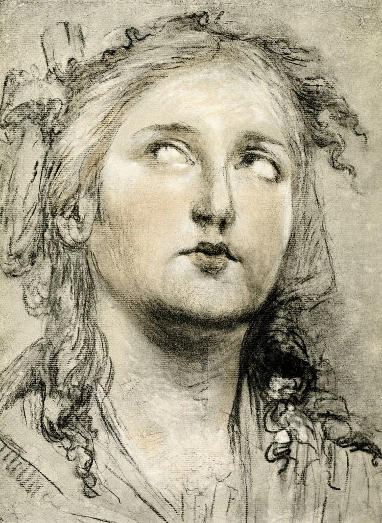 Élisabeth Studio di testa di donna
